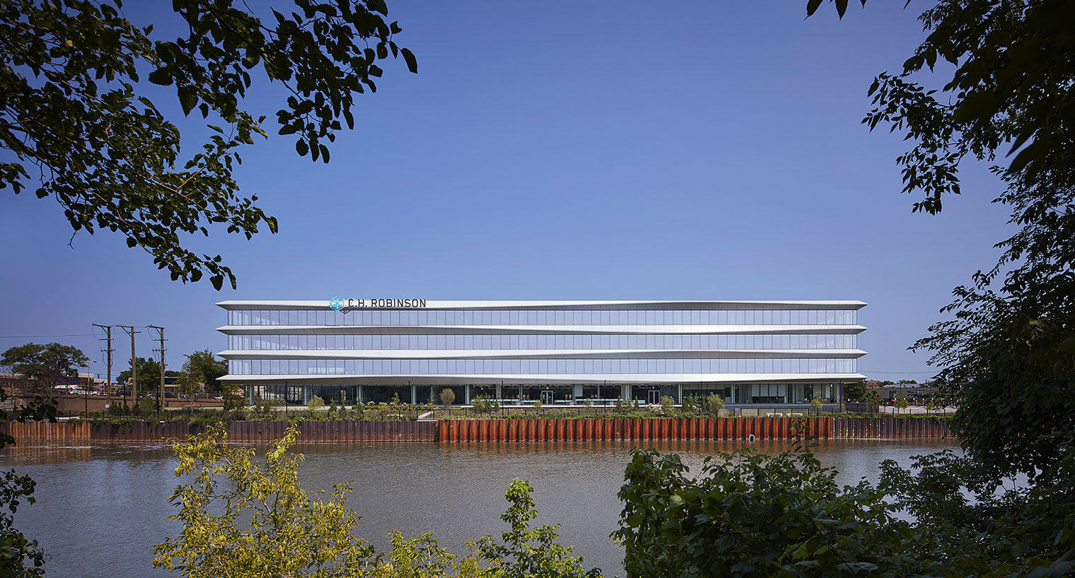 External daytime view of the CH Robinson building